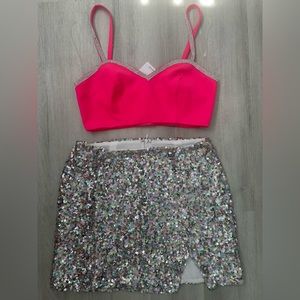 Sparkly Two-Piece Set
